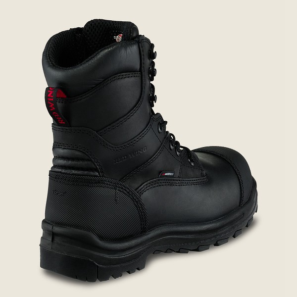 Red Wing Safety Bot Erkek - King Toe® - 8-Inch Waterproof Csa Toe - Siyah - 90IGXJZRO